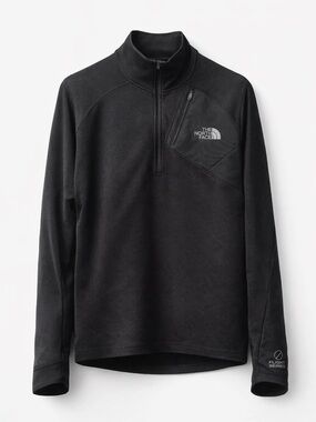 The North Face Flight Series Black Quarter Zip Pullover Athletic Top Thumbholes